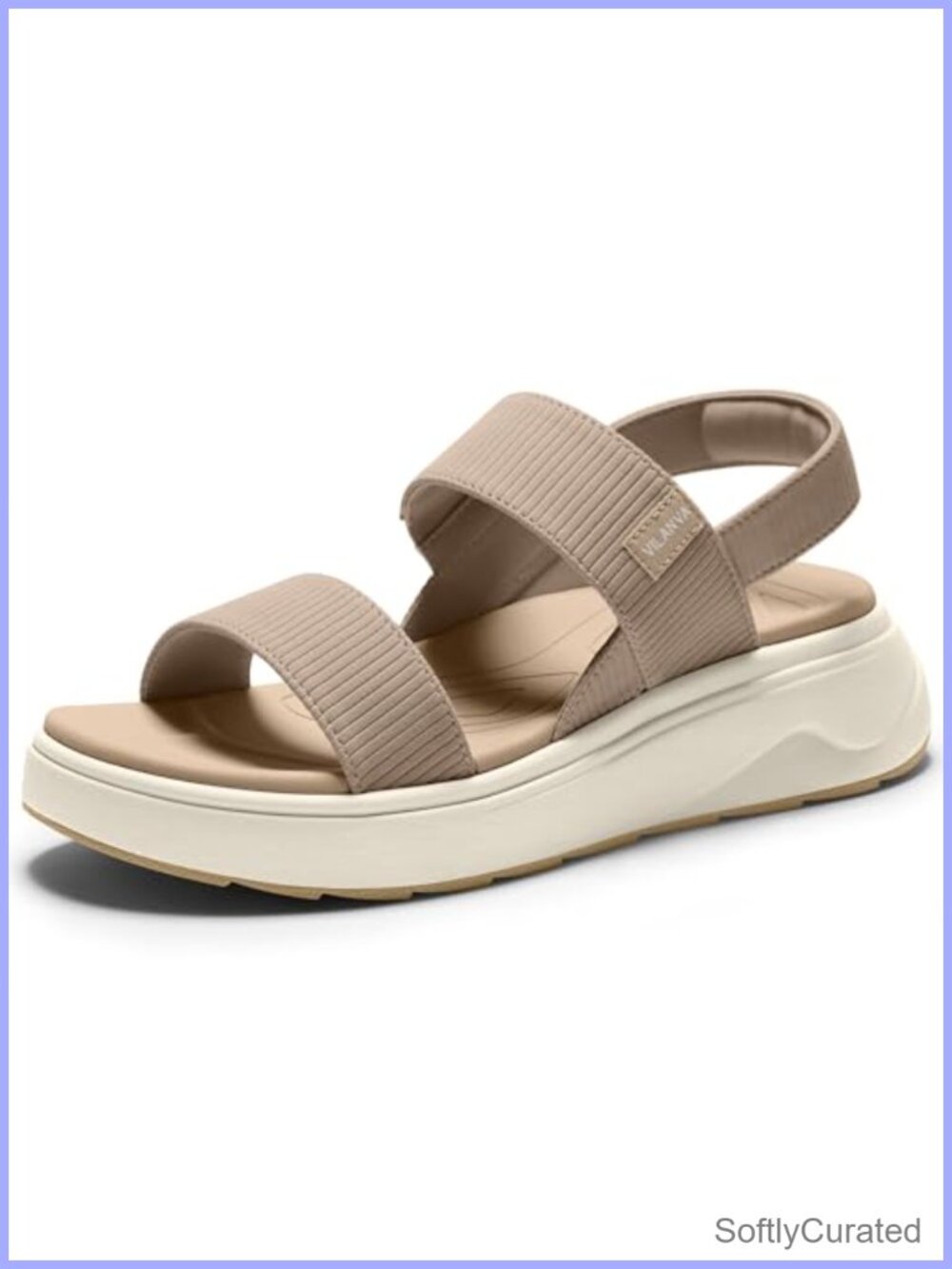 Women's Platform Sandals with Arch Support & Plantar Fasciitis Relief Cushioned